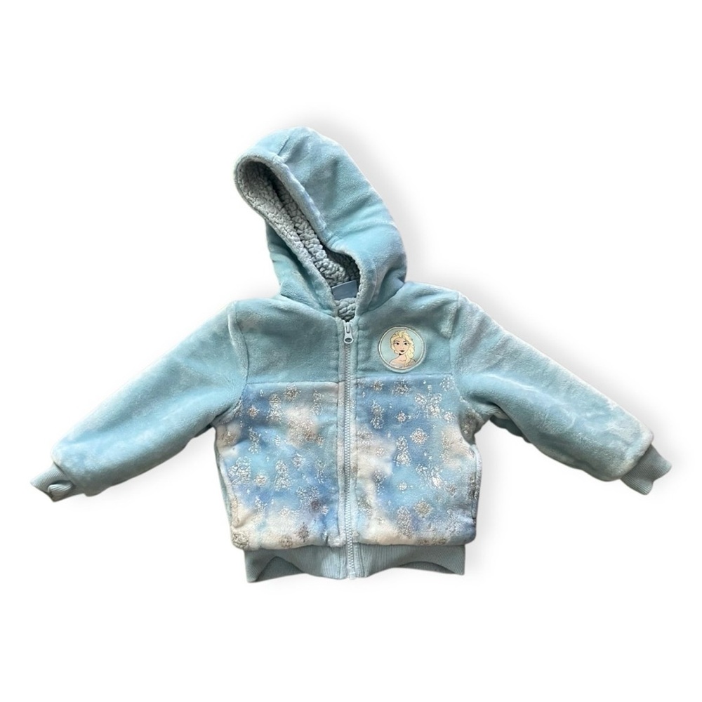 Blue Hooded Jacket with Character Patch